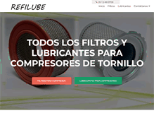 Tablet Screenshot of lubricantesyfiltros.com
